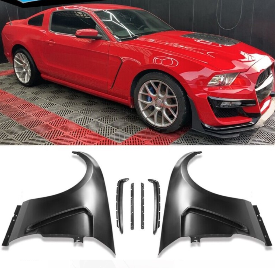 ფრთის კომპლექტი MUSTANG 2010-2014 GT & GT500 წინა (ალუმინი)